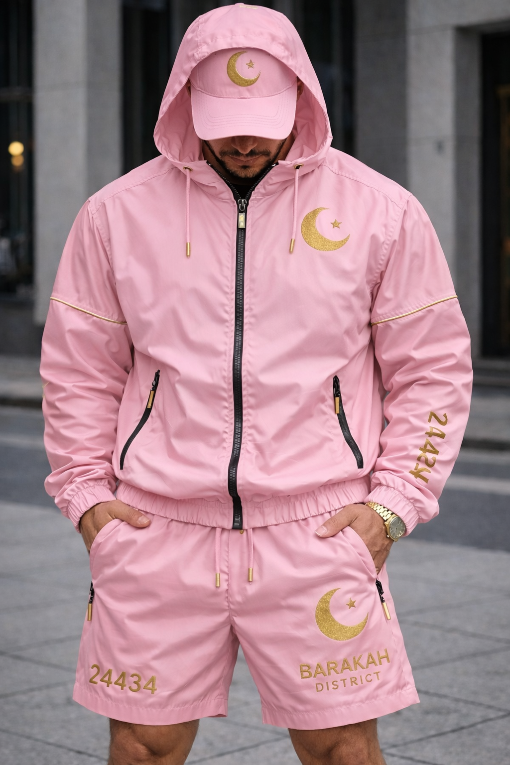 Barakah District Windbreaker Set