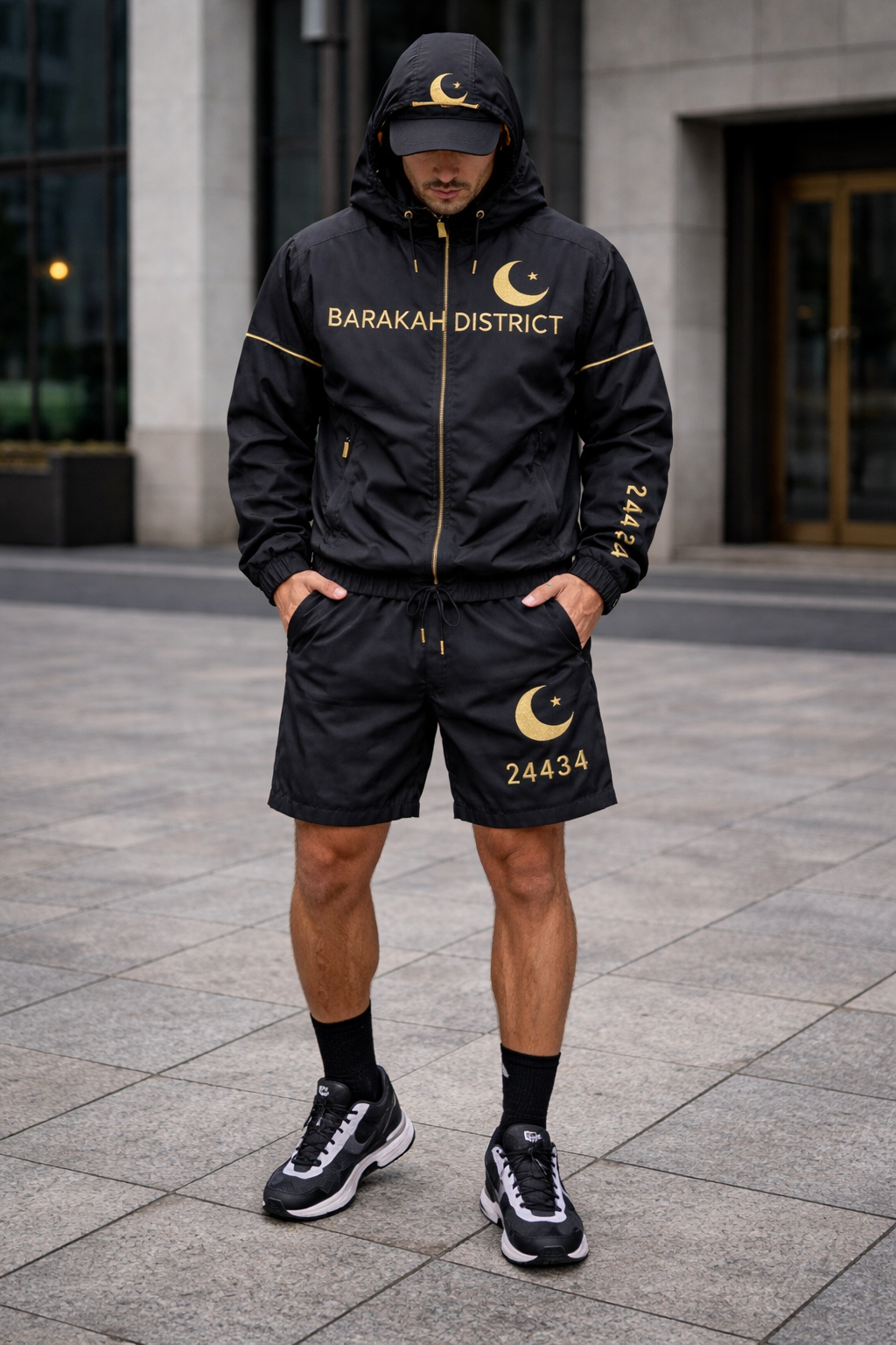 Barakah District Windbreaker Set