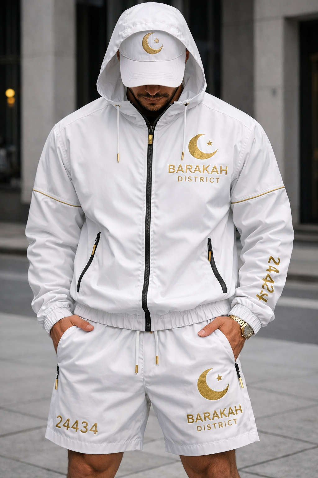 Barakah District Windbreaker Set