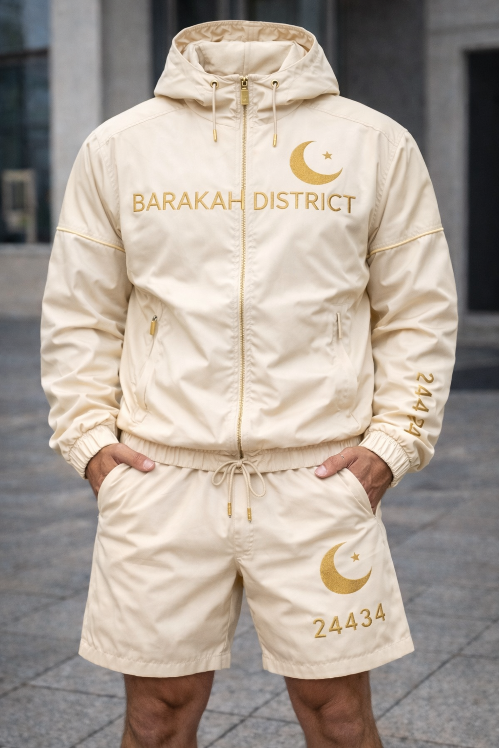 Barakah District Windbreaker Set