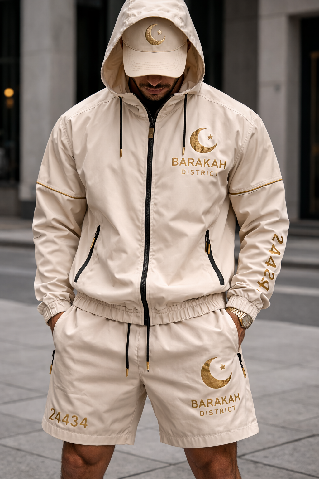 Barakah District Windbreaker Set