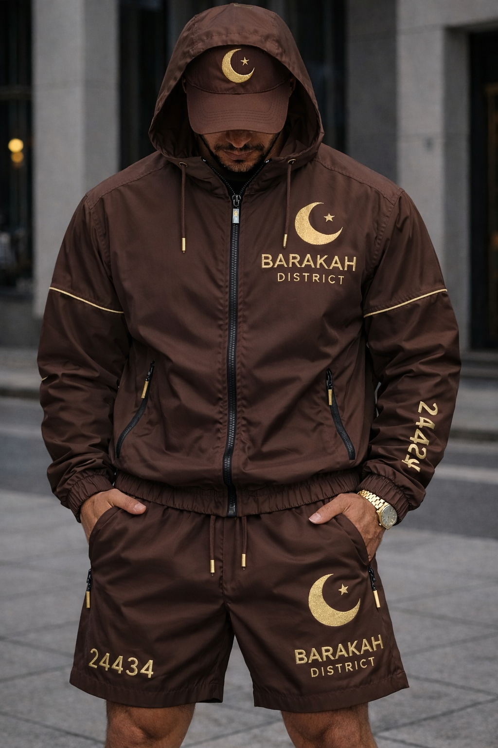 Barakah District Windbreaker Set